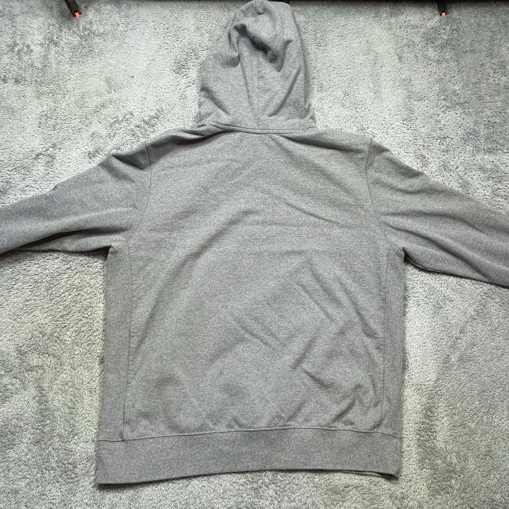 North Face Hoodie Mens XL Gray Heritage Patch Pullover Fleece Sweatshirt *SPOT